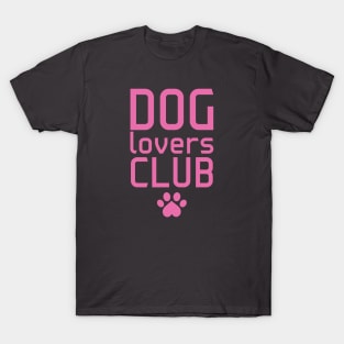 dog lovers club 3 T-Shirt